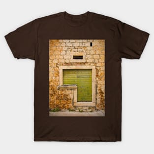 Door in Sutivan, Brac, Croatia T-Shirt